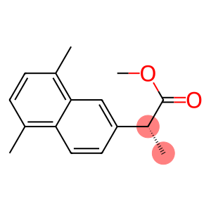 [R,(-)]-2-(5,8-Dimethyl-2-naphtyl)propionic acid methyl ester