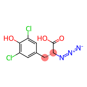 [R,(+)]-2-Azido-3-(3,5-dichloro-4-hydroxyphenyl)propionic acid