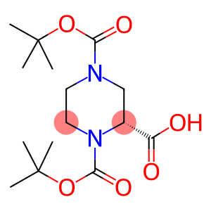 1,4-DI-BOC-PIPERAZINE-2-(R)-CARBOXYLIC ACID
