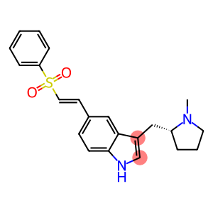 R-5-(2-BENZENESULPHONYLETHENYL)-3-(N-METHYLPYRROLIDIN-2-YLMETHYL)-1H-INDOLE