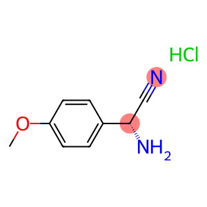 (R)-(-)-2-AMINO-2-(4-METHOXYPHENYL)-ACETONITRILE HYDROCHLORIDE