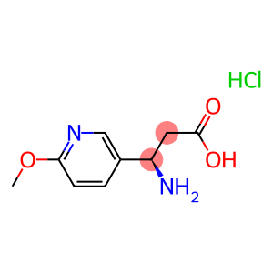 (R)-3-AMINO-3-(6-METHOXY-3-PYRIDYL)-PROPANOIC ACID HYDROCHLORIDE