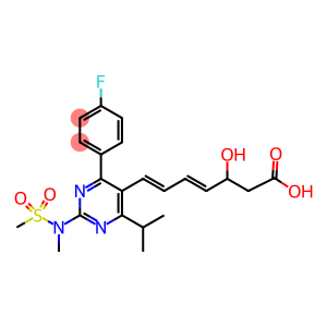 rac-(4E,6E)-5-Dehydroxy Rosuvastatin