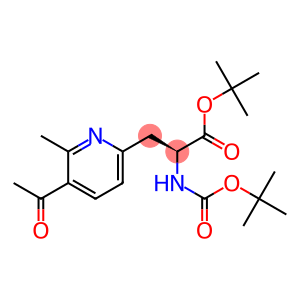 (S)-tert-butyl 3-(5-acetyl-6-methylpyridin-2-yl)-2-(tert-butoxycarbonylamino)propanoate