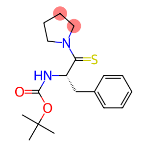 1-[(S)-2-(tert-Butyloxycarbonyl)amino-3-phenyl-1-thioxopropyl]pyrrolidine