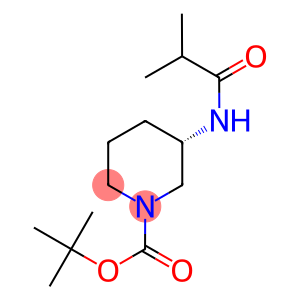 (3S)-3-(Isobutanoylamino)piperidine, N1-BOC protected