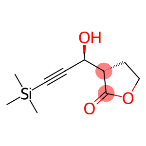 (3S)-3-[(S)-1-Hydroxy-3-trimethylsilyl-2-propyn-1-yl]dihydrofuran-2(3H)-one