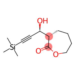 (3S)-3-[(S)-1-Hydroxy-3-trimethylsilyl-2-propyn-1-yl]tetrahydrooxepin-2(3H)-one