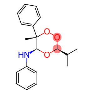 (3S,5R,6S)-3-Isopropyl-5-(phenylamino)-6-methyl-6-phenyl-1,2,4-trioxane