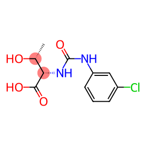 (2S,3R)-2-({[(3-chlorophenyl)amino]carbonyl}amino)-3-hydroxybutanoic acid