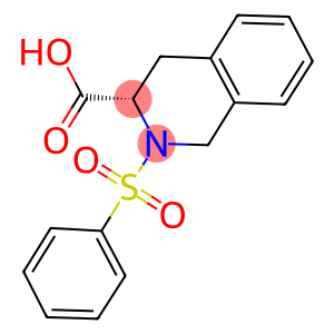 (3S)-2-(phenylsulfonyl)-1,2,3,4-tetrahydroisoquinoline-3-carboxylic acid