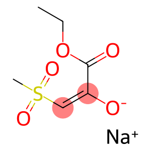 sodium (E)-3-ethoxy-1-(methylsulfonyl)-3-oxo-1-propen-2-olate