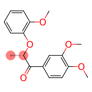 (S)-2-(2-Methoxyphenoxy)-1-(3,4-dimethoxyphenyl)-1-propanone