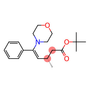 (3S)-3-Methyl-5-morpholino-5-phenyl-4-pentenoic acid tert-butyl ester