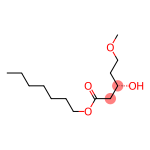 (S)-3-Hydroxy-5-methoxypentanoic acid heptyl ester
