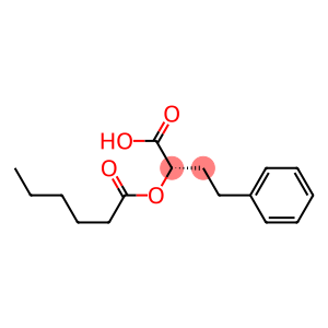 (2S)-2-Hexanoyloxy-4-phenylbutanoic acid