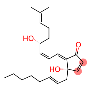 (4S,5E)-4-Hydroxy-4-[(2Z)-2-octenyl]-5-[(4R,2Z)-4-hydroxy-8-methyl-2,7-nonadienylidene]-2-cyclopenten-1-one