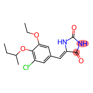 5-(4-sec-butoxy-3-chloro-5-ethoxybenzylidene)-2,4-imidazolidinedione