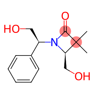 (4S)-3,3-Dimethyl-4-(hydroxymethyl)-1-[(S)-1-phenyl-2-(hydroxy)ethyl]azetidin-2-one