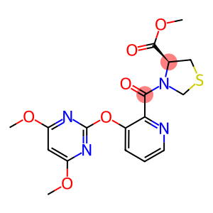 (4S)-3-[[3-[(4,6-DIMETHOXYPYRIMIDIN-2-YL)OXY]PYRIDIN-2-YL]CARBONYL]THIAZOLIDINE-4-CARBOXYLIC ACID, METHYL ESTER