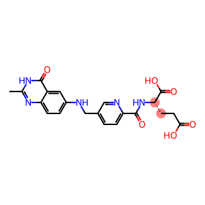 (S)-2-[5-[[[(3,4-Dihydro-2-methyl-4-oxoquinazolin)-6-yl]amino]methyl]-2-pyridinylcarbonylamino]glutaric acid