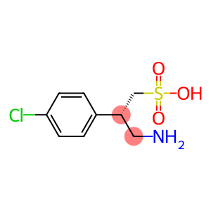 (S)-2-(4-Chlorophenyl)-3-amino-1-propanesulfonic acid