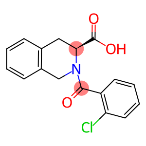 (3S)-2-(2-chlorobenzoyl)-1,2,3,4-tetrahydroisoquinoline-3-carboxylic acid