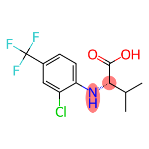 (2S)-2-{[2-chloro-4-(trifluoromethyl)phenyl]amino}-3-methylbutanoic acid