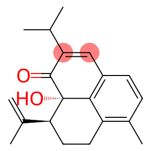 (9S,9aS)-9a-hydroxy-6-methyl-2-propan-2-yl-9-prop-1-en-2-yl-8,9-dihydro-7H-phenalen-1-one