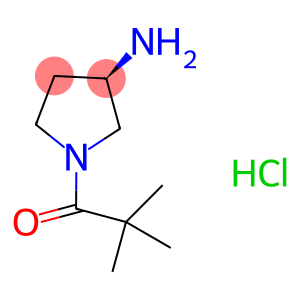 1-[(3S)-3-Aminopyrrolidin-1-yl]-2,2-dimethylpropan-1-one hydrochloride