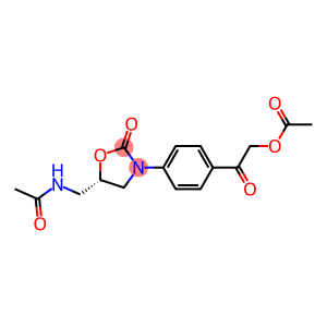 (5S)-5-Acetylaminomethyl-3-[4-acetyloxyacetylphenyl]oxazolidin-2-one