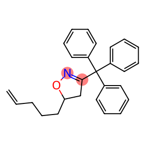 3-Triphenylmethyl-5-(4-pentenyl)-2-isoxazoline