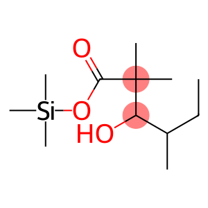2,2,4-Trimethyl-3-hydroxyhexanoic acid (trimethylsilyl) ester