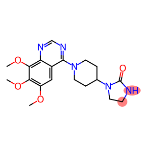1-[1-(6,7,8-Trimethoxyquinazolin-4-yl)-4-piperidinyl]imidazolidin-2-one