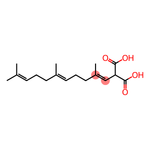 3,7,11-Trimethyl-2,6,10-dodecatriene-1,1-dicarboxylic acid