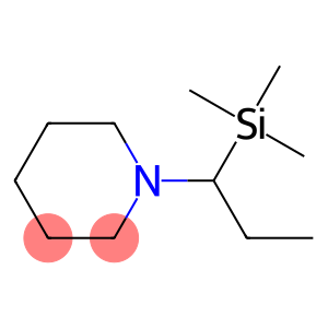 1-[1-(Trimethylsilyl)propyl]piperidine