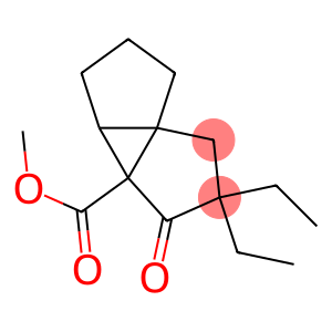 1,6-Trimethylene-3,3-diethyl-4-oxobicyclo[3.1.0]hexane-5-carboxylic acid methyl ester