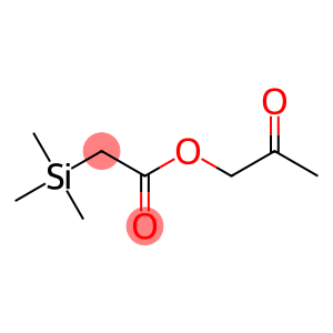 Trimethylsilylacetic acid 2-oxopropyl ester