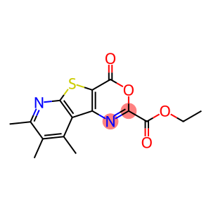 7,8,9-Trimethyl-4-oxo-4H-pyrido[3',2':4,5]thieno[3,2-d][1,3]oxazine-2-carboxylic acid ethyl ester