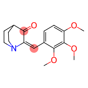 2-(2,3,4-trimethoxybenzylidene)quinuclidin-3-one