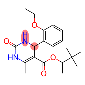 1,2,2-trimethylpropyl 4-(2-ethoxyphenyl)-6-methyl-2-oxo-1,2,3,4-tetrahydro-5-pyrimidinecarboxylate