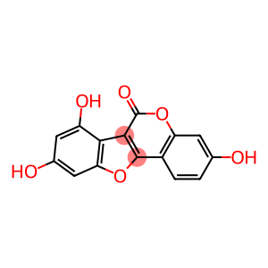 3,7,9-Trihydroxy-6H-benzofuro[3,2-c][1]benzopyran-6-one