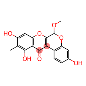 3,9,11-Trihydroxy-6-methoxy-10-methyl[1]benzopyrano[3,4-b][1]benzopyran-12(6H)-one