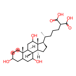 3,7,12-trihydroxycholestan-26,27-dioic acid