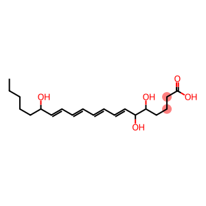 5,6,15-trihydroxy-7,9,11,13-eicosatetraenoic acid