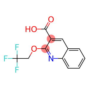 2-(2,2,2-trifluoroethoxy)quinoline-3-carboxylic acid