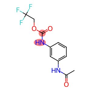 2,2,2-trifluoroethyl 3-(acetylamino)phenylcarbamate