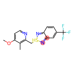 5-TRIFLUOROMETHYL-2-[(4-METHOXY-3-METHYLPYRID-2-YL)-METHYLTHIA]-BENZIMIDAZOLE