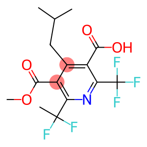 6-(Trifluoromethyl)-2-(1,1-difluoroethyl)-4-isobutylpyridine-3,5-di(carboxylic acid methyl) ester