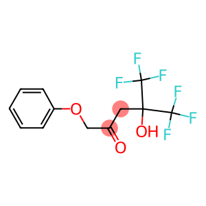 5,5,5-Trifluoro-4-(trifluoromethyl)-4-hydroxy-1-phenoxy-2-pentanone